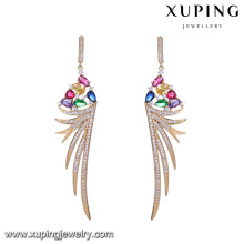94169 Artificial african style luxury gold plated diamond Earring Jewelry for christmas gifts